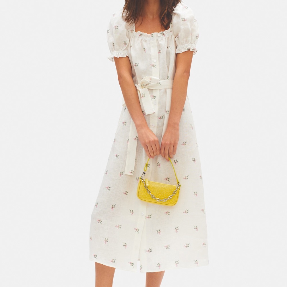 Sleeper Brigette Linen Dress